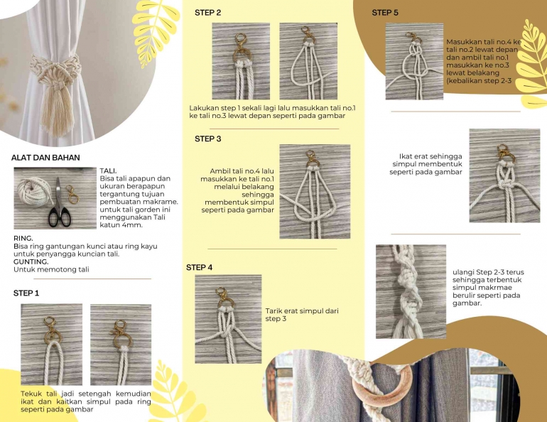 Contoh Macrame Macrame, Seni Simpul yang Kembali Tren dan Digemari Halaman 1 ...