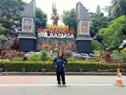 Taman Air Mancur Sri Baduga terbesar di Asia Tenggara. (dok.windhu) 
