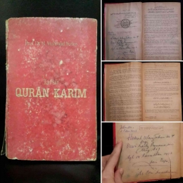 Al-Qur'an hadiah ulang tahunku yang ke-12 dari Bapa. Dokumen pribadi