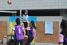 Lomba Bola Voli antar sekolah. Foto: dokpri