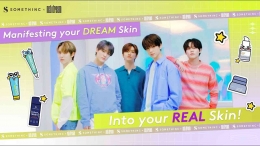 NCT Dream brand jadi brand ambassador Somethinc. Sumber: youtube.com/Somethinc Official