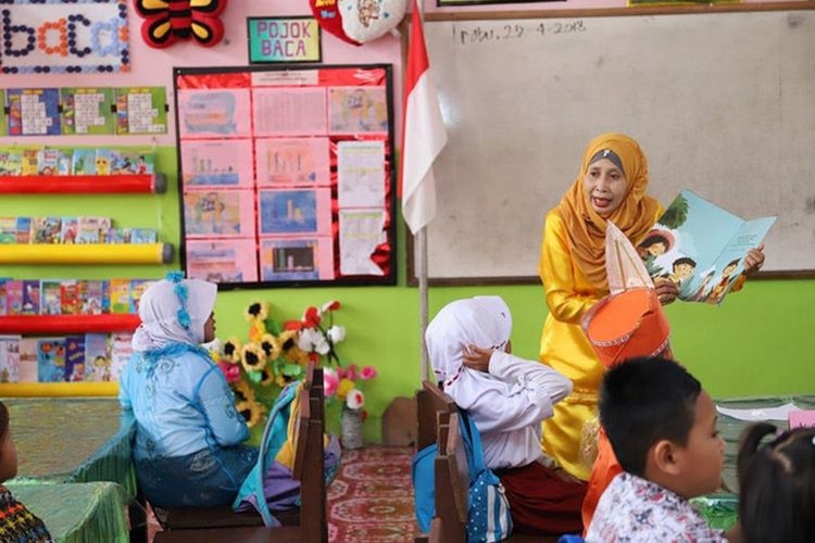 Salah satu program Inovasi untuk Anak Sekolah Indosia (INOVASI) di Kalimantan Utara (Dok. INOVASI via edukasi.kompas.com) 