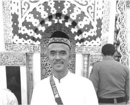 Kenangan penulis  saat di Roudhoh Masjid Nabawi (dokpri)