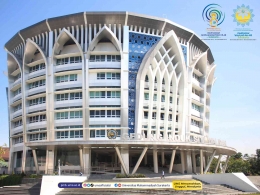 Gedung Induk Siti Walidah Universitas Muhammadiyah Surakarta. Foto Humas UMS