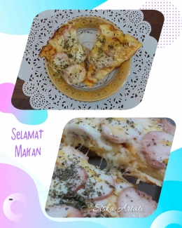 Pizza Roti Tawar ala Siska Artati (Dok.pri)