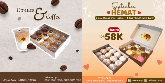 Produk Donat Mini Premium DKU Donat Latte Shop - Inovasi Bisnis Donat Karakter di Lomba DSC 2022