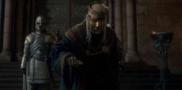 Raja Viserys I Targaryen di Episode 8 House of the Dragon. Sumber: HBO