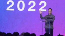 Mahendra Siregar, memberikan sambutan khusus, saat Investor Daily Summit 2022 | Foto: Beritasatu Photo/David Gita Roza
