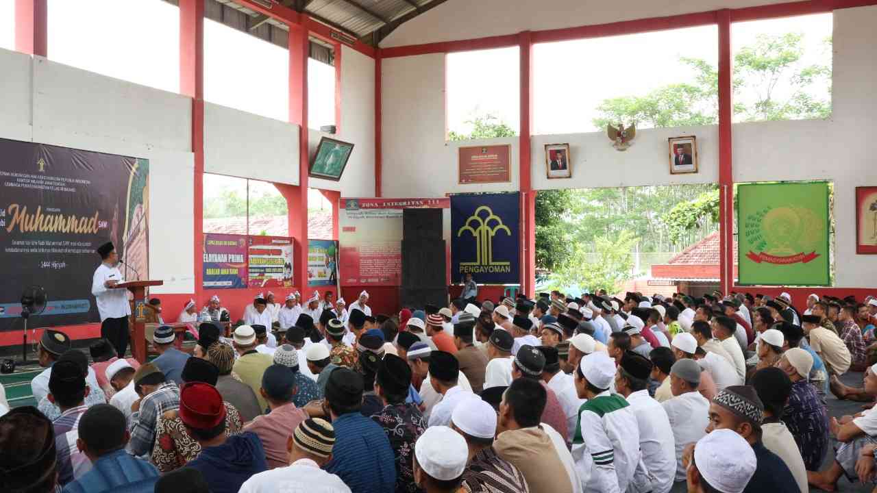 Peringati Maulid Nabi Muhammad SAW Tahun 1444 H, Lapas Batang Kanwil ...