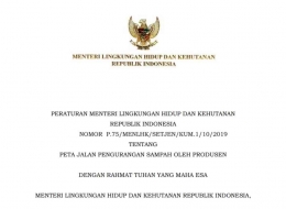 Permen LHK P.75/2019 melabrak UU No. 18 Tahun 2008 Tentang Pengelolaan Sampah. Sumber: DokPri