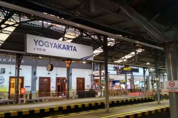 Stasiun Yogyakarta.(KOMPAS.com/DANDY BAYU BRAMASTA)