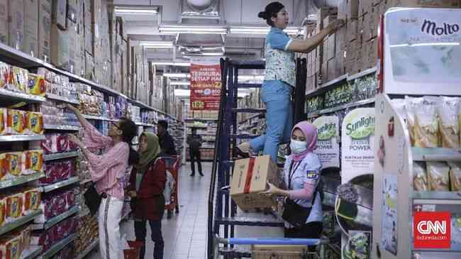 Ilustrasi fast moving consumer goods|dok. CNN Indonesia/Hesti Rika