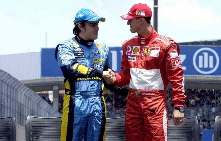 Alonso and Schumacher final showdown at Brazil (Getty Images)