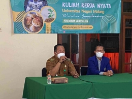 Mahasiswa Kuliah Kerja Nyata Universitas Negeri Malang baru saja mengadakan pembukaan KKN, Selasa (11/10). Dokpri
