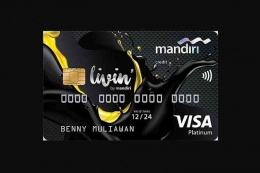 Livin' by Mandiri, Produk Kartu Kredit dari Bank Mandiri (Sumber: Kompas)