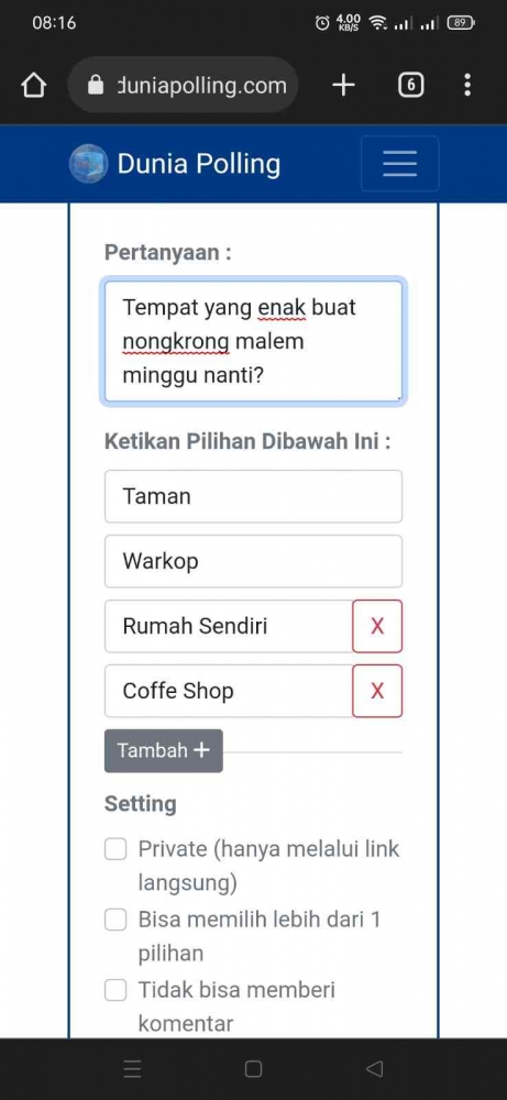 Cara Membuat Polling di Tahun 2022 - Kompasiana.com