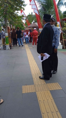 Pedestrian di depan Kantor walikota Madiun (dokpri) 