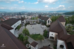Kompleks Kastel Ljubljana. Sumber: dokumentasi pribadi