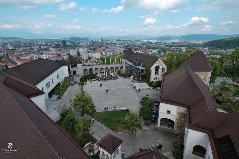 Kompleks Kastel Ljubljana. Sumber: dokumentasi pribadi