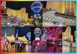 Gemerlap Kehidupan Malam Di Las Vegas | Dok. Pribadi