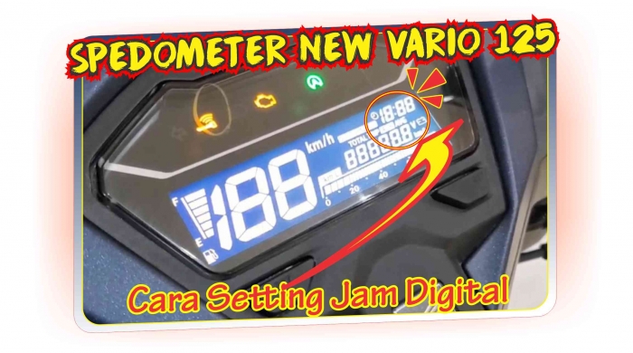 Cara Seting jam New Vario 125/dokpri
