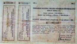 Surat Pinjaman Negara (sumber gambar: historia.id)