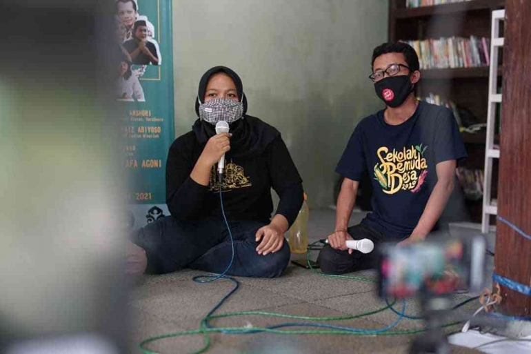 Aktivitas dari pemateri Sekolah Pemuda Desa 2020 | instagram.com/ketjilbergerak