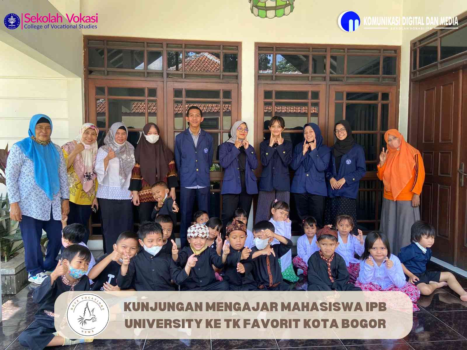 Foto Artikel : Kunjungan Mahasiswa Sekolah Vokasi Universitas IPB Ke TK ...