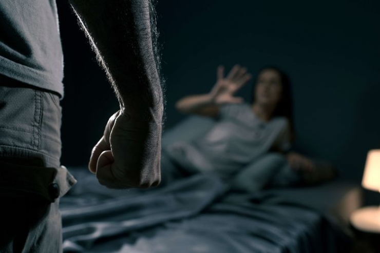 Ilustrasi kekerasan dalam rumah tangga (KDRT).|Shutterstock via KOMPAS.COM