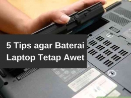 Tips agar baterai laptop tetap awet, Sumber : Berikut.id