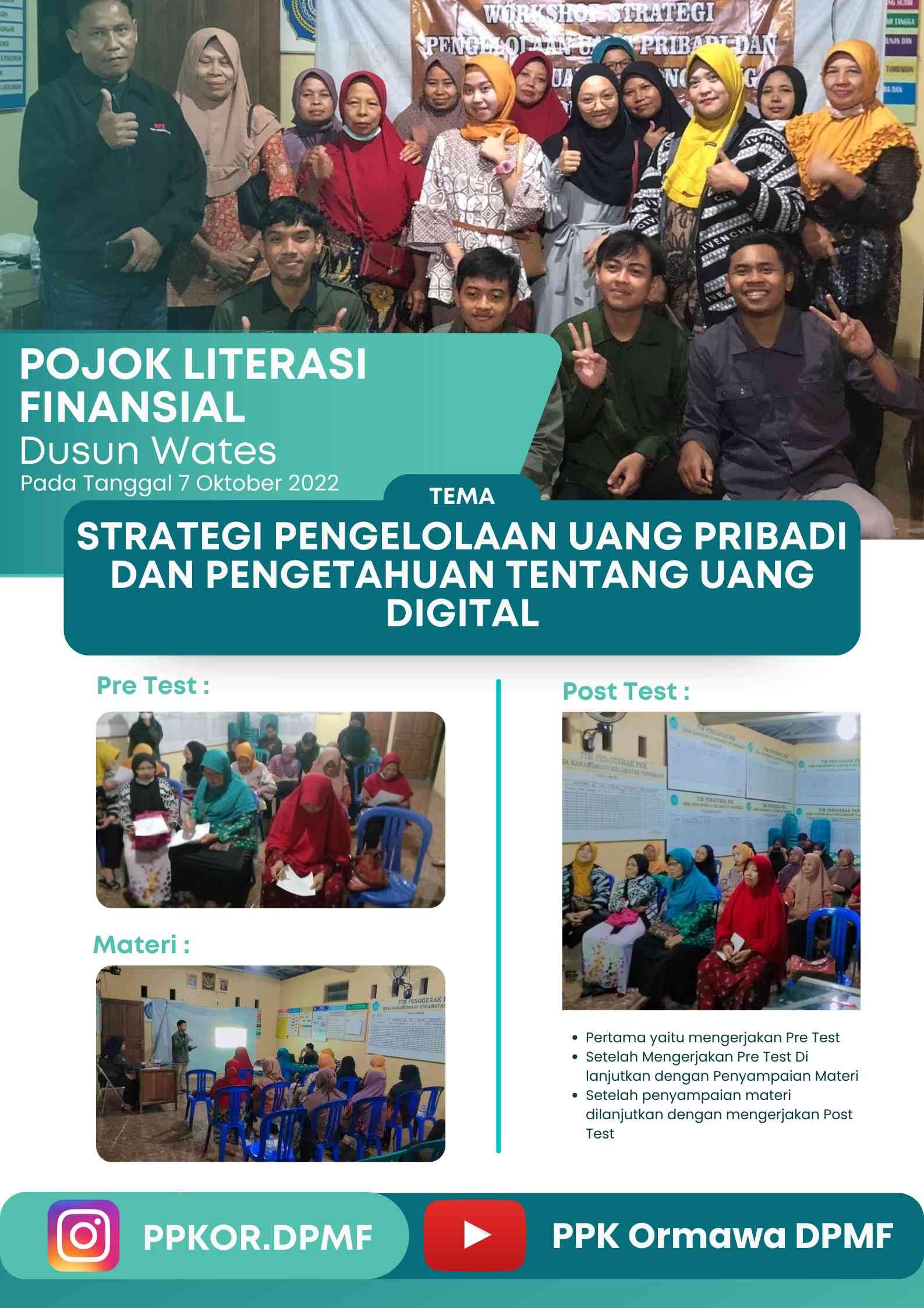 PPK Ormawa DPM FKIP UMS Gelar Worshop Literasi Di Dusun Wates Desa ...