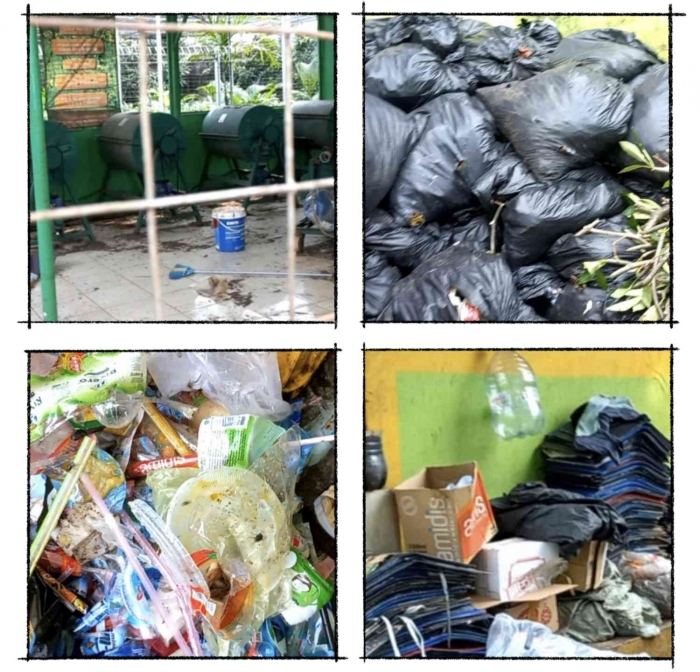 Seharusnya sampah organik itu diatas tidak ke TPA Bantargebang, tapi di kelola dengan alat rotary yang ada di KLHK itu. (14/10/22). Sumber: DokPri