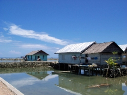 Pemukiman nelayan di Konawe Utara (dok. pribadi)