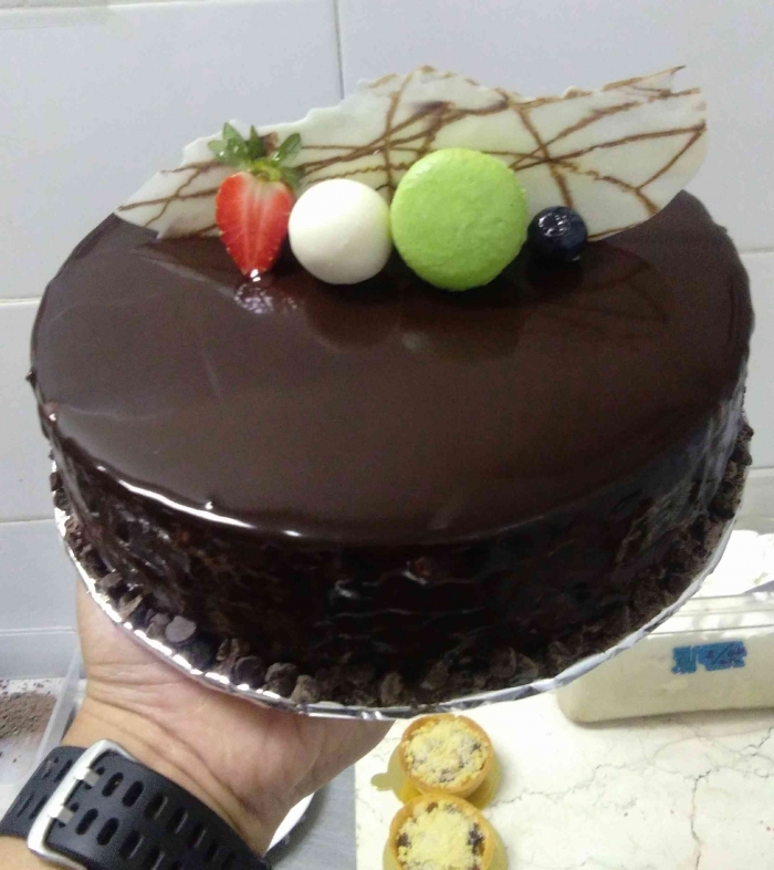 Chocolate Truffle Cake untuk rasa nyaman (foto hanif ahmad)