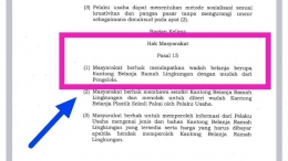 Toko Ritel melanggar Pasal 15 Pergub 142/2019, tidak memberi hak konsumen. Sumber: DokPri