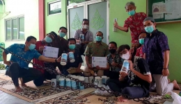 Gerakan RSKO Peduli saat menjalankan Hari Perhitungan Donasi di RSKO Jakarta, September 2022 I Sumber Foto: Arif