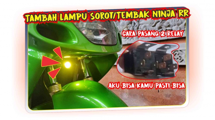 Cara Pasang relay lampu Sorot Motor/dokpri
