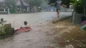 Ilistrasi banjir di Bogor. Sumber: liputan6.com