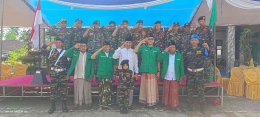 Foto : Pelaksanaan Apel Hari Santri Nasional di Desa Tambong Kecamatan Kabat, Banyuwangi. (dokpri)