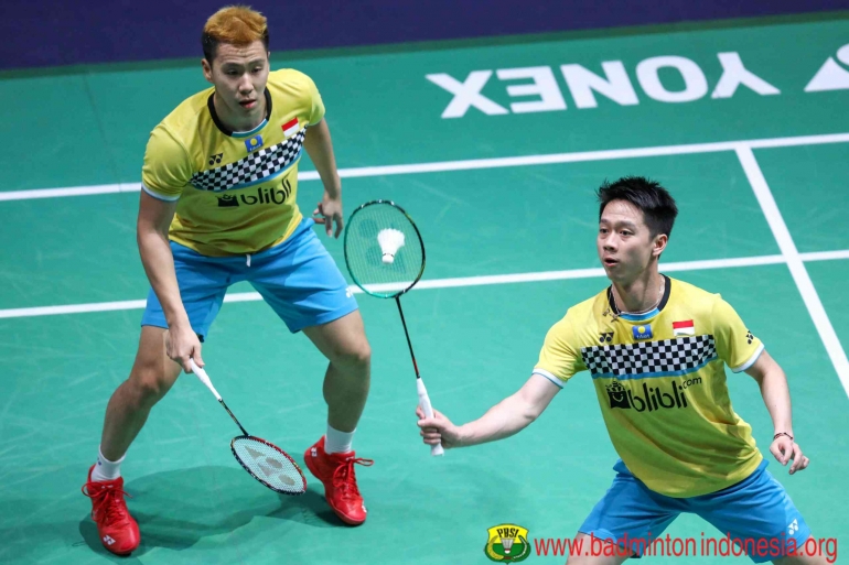 The Minions ke Final Denmark Open 2022 - Dok. PBSI