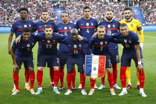 Skuad Timnas Prancis untuk PD Qatar 2022 (Sumber:Bola.net) 