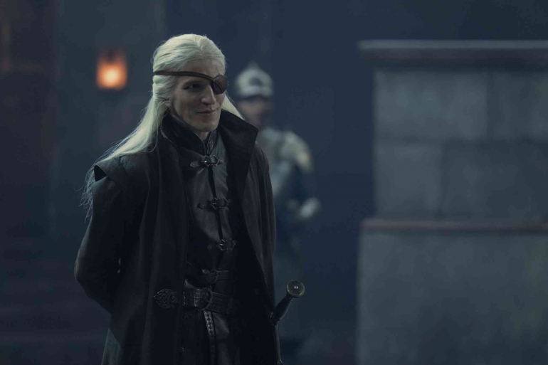 Aemond Targaryen di Episode 10 House of the Dragon. Sumber: HBO