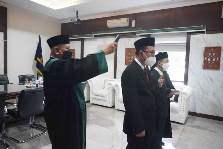 Subagyo Raharjo Lantik PAW MPD dan Notaris Pengganti, Ini pesan Kakanwil Kemnkumham ...