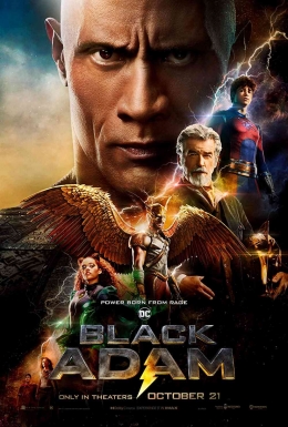 Poster resmi film Black Adam yang dikeluarkan oleh Warner Bros (sumber foto: IMDb)