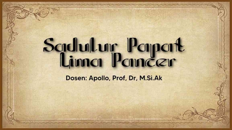 Pancer Foto Artikel : Kuis_01_ Mengenal Sadulur Papat Lima Pancer Kearifan ...