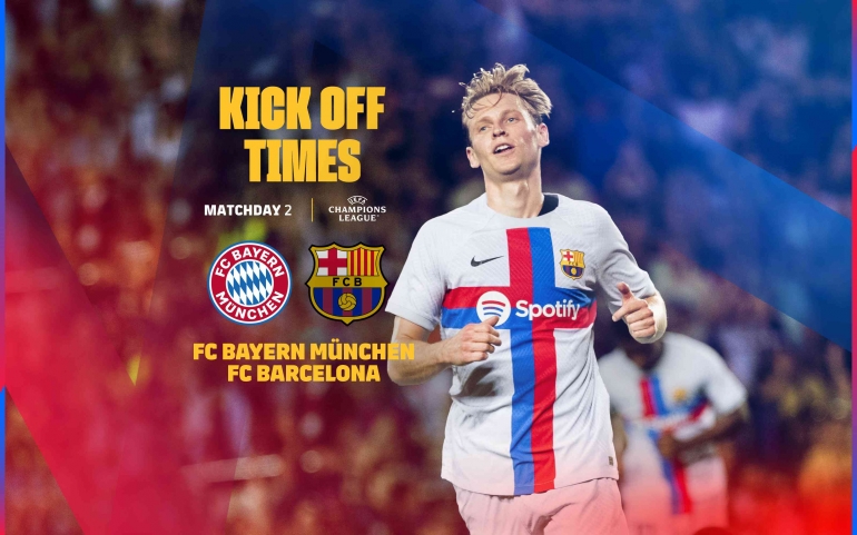 Matchday kelima Liga Champions, Barcelona vs Bayern Munchen/gambar : fcbarcelona.com