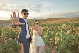Ilustrasi foto pre wedding. (Baitong333 via kompas.com) 