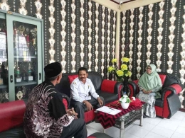 wawancara dengan komite MIN 12 Nagan Raya (Dokpri)
