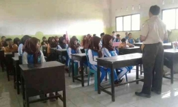 Siswa kelas 3 SMP Islam Mekar Sari Lombok Timur. Dokpri