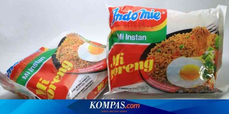 Ilustrasi Indomie Mi Goreng, mi instan terbaik dunia 2021 versi NY Magazine. (SHUTTERSTOCK/KOJAN PICTURE) via KOMPAS.com